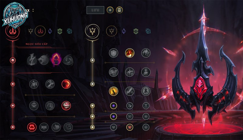 bảng ngọc jax